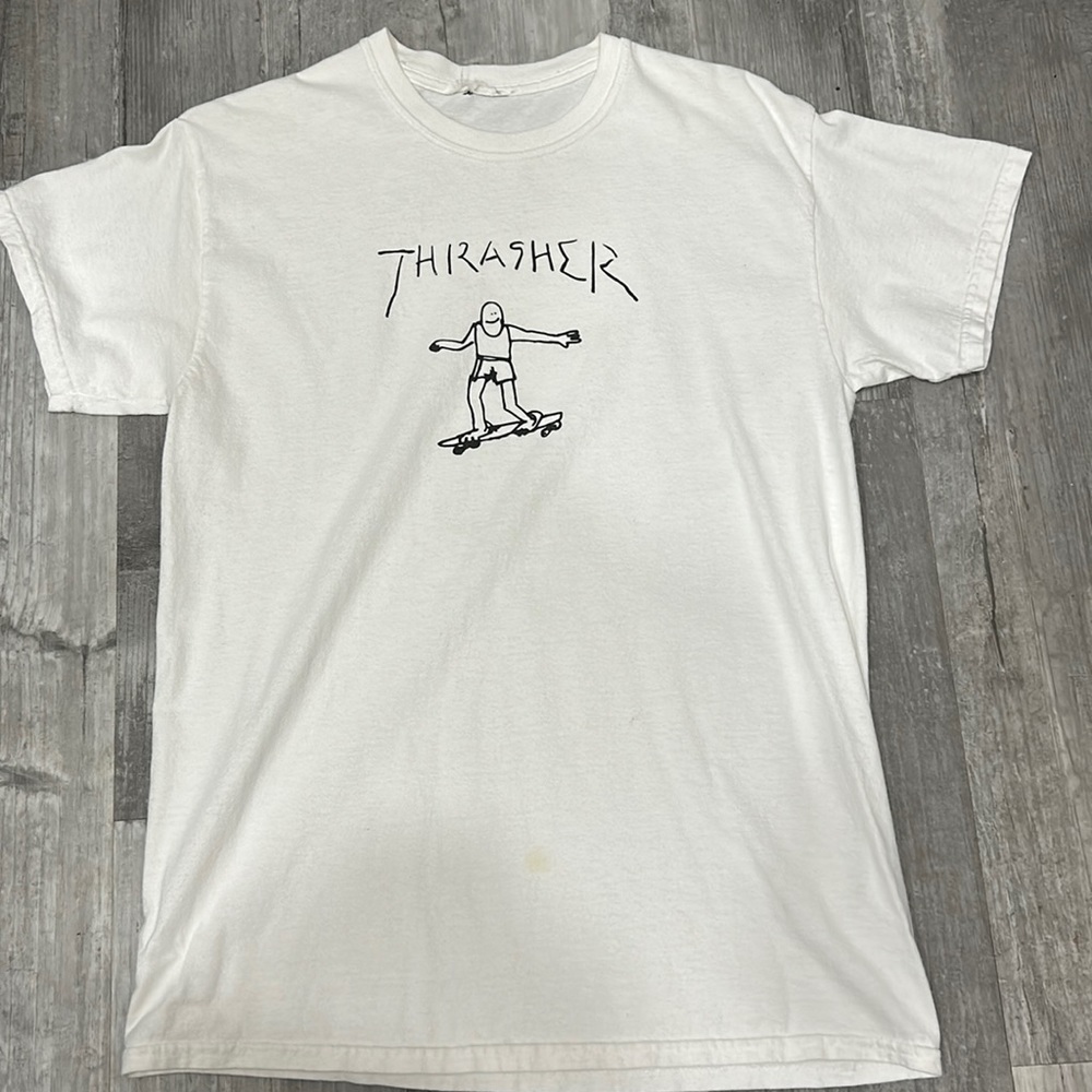 White thrasher shirt